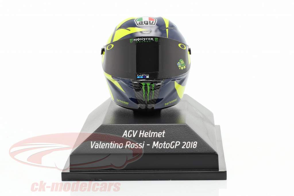 Minichamps 1:8 Valentino Rossi MotoGP 2018 AGV ヘルメット