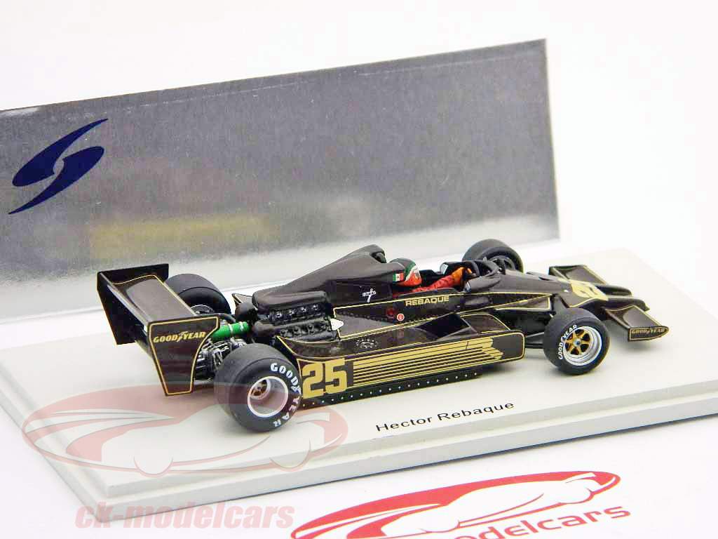 H. Rebaque Lotus 78 ° 25 6e Grand Prix d&#39;Allemagne de Formule 1 1978 1:43 Spark