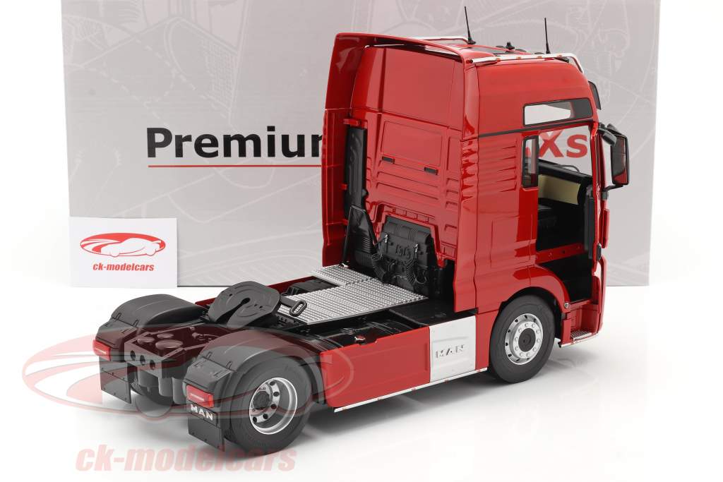 MAN TGX XXL Lastbil Byggeår 2018 rød 1:18 Premium ClassiXXs