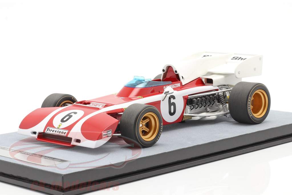 Clay Regazzoni Ferrari 312B2 #6 zuiden Afrikaanse GP formule 1 1972 1:18 Tecnomodel