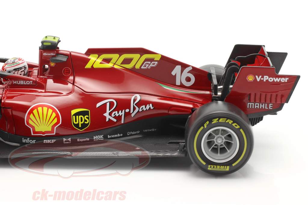 C. Leclerc Ferrari SF1000 #16 1000 GP Ferrari Toscana GP F1 2020 1:18 Bburago