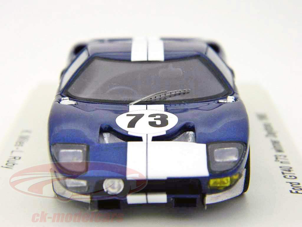 福特GT40＃73冠军12H代托纳大陆1965英里/红宝石1:43星火