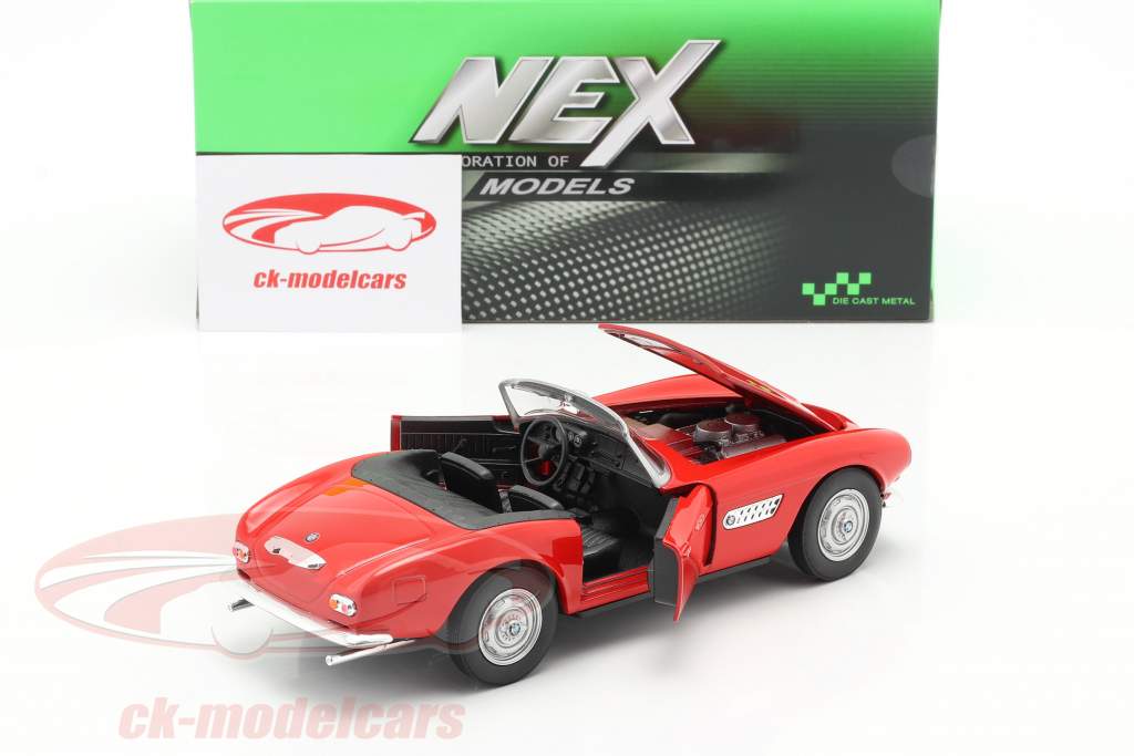 BMW 507 Cabriolet Open Top rot 1:24 Welly