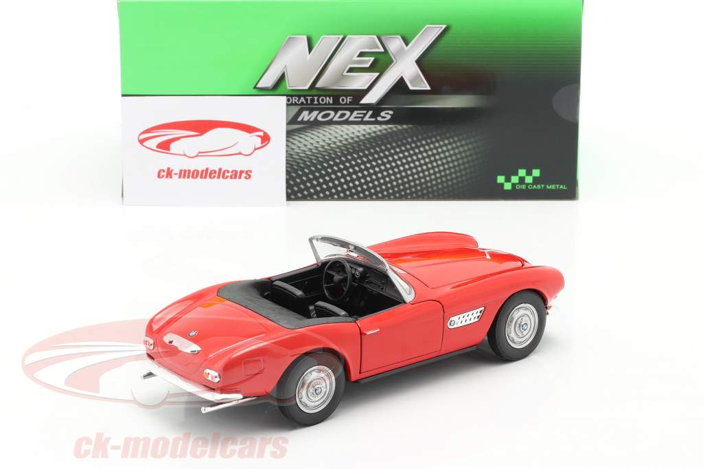 BMW 507 Convertible Open Top red 1:24 Welly