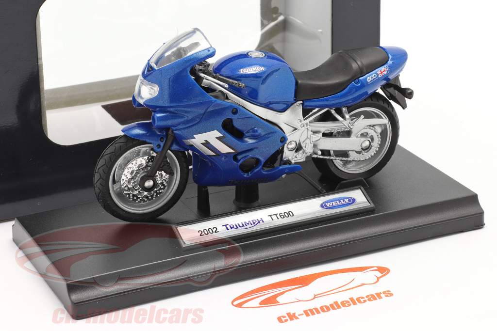 Triumph TT600 Baujahr 2002 blau 1:18 Welly