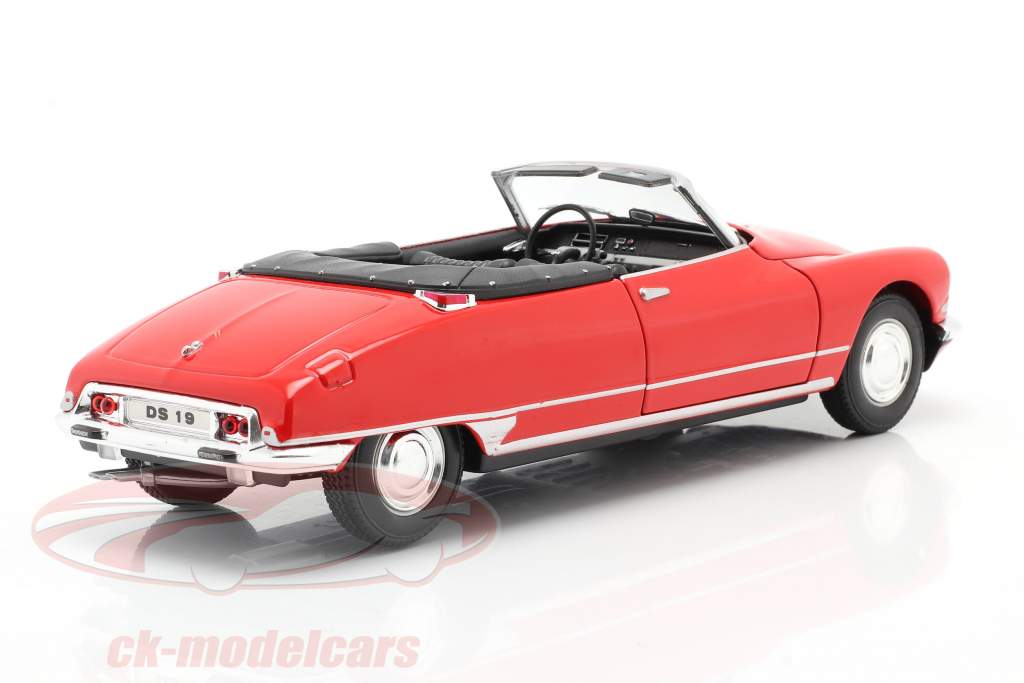 Citroen DS 19 cabriolet Open Top Rød 1:24 Welly