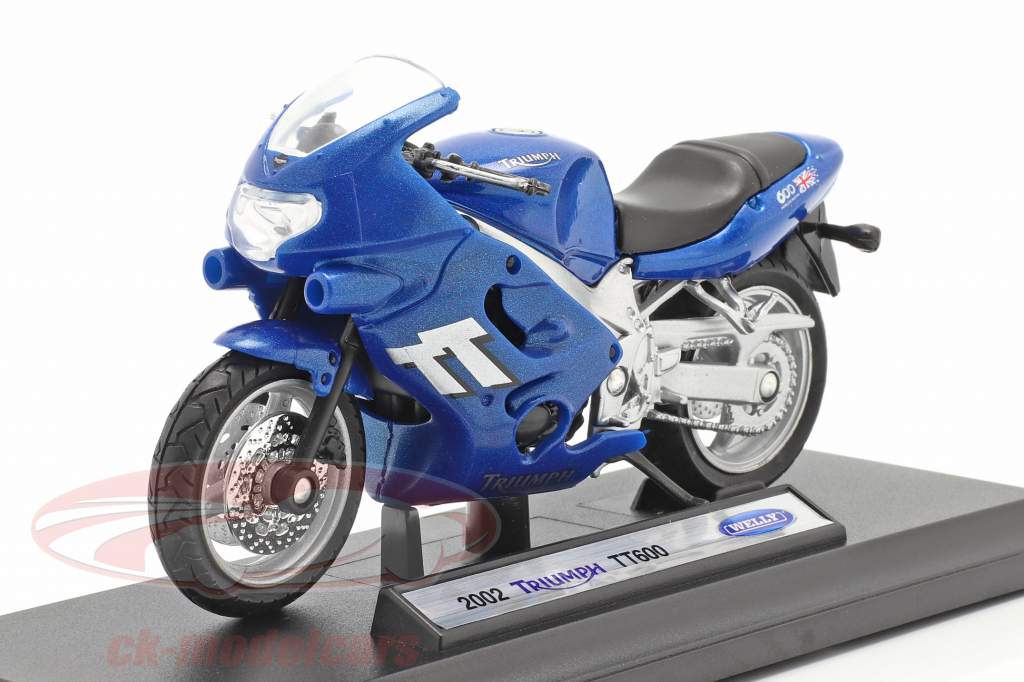 Triumph TT600 Baujahr 2002 blau 1:18 Welly