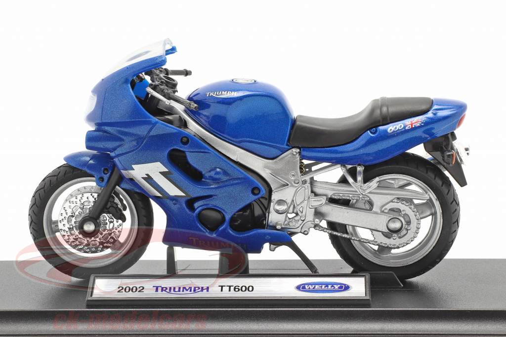 Triumph TT600 Baujahr 2002 blau 1:18 Welly