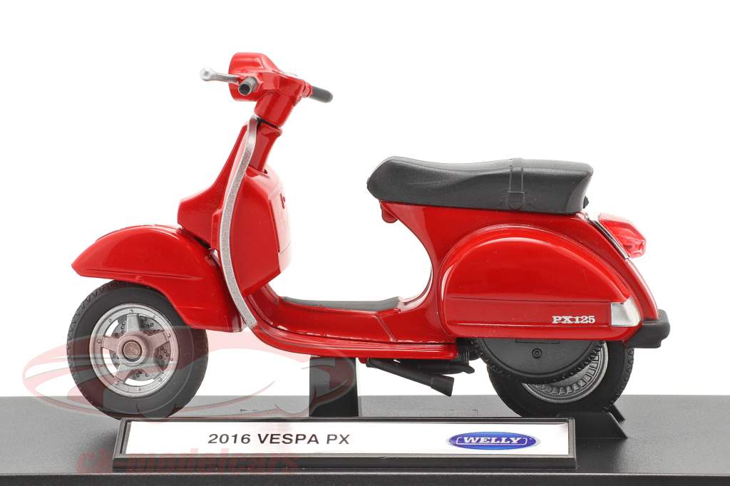 Vespa PX Baujahr 2016 rot 1:18 Welly