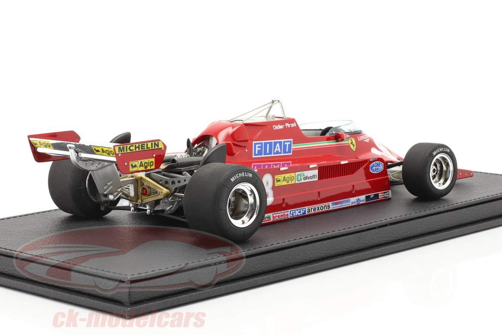 Didier Pironi Ferrari 126CK #28 formula 1 1981 with showcase 1:18 GP Replicas