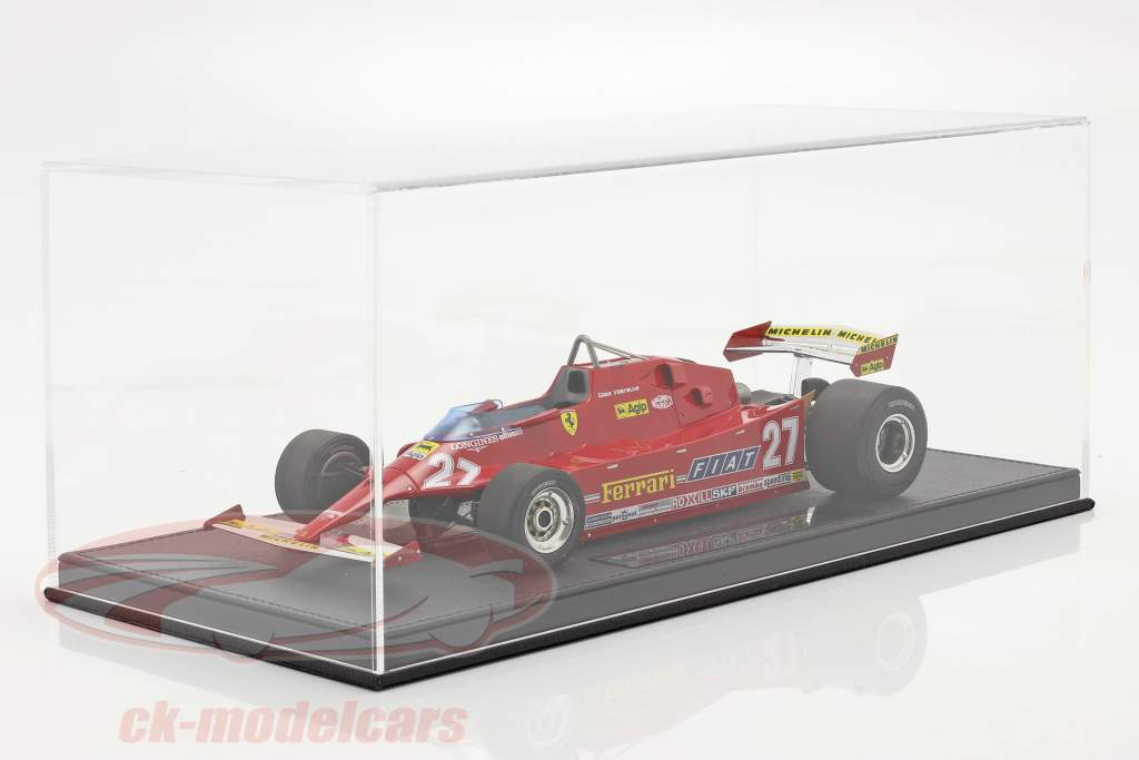 G. Villeneuve Ferrari 126CX #27 Prática EUA Oeste GP Fórmula 1 1981 1:18 GP Replicas