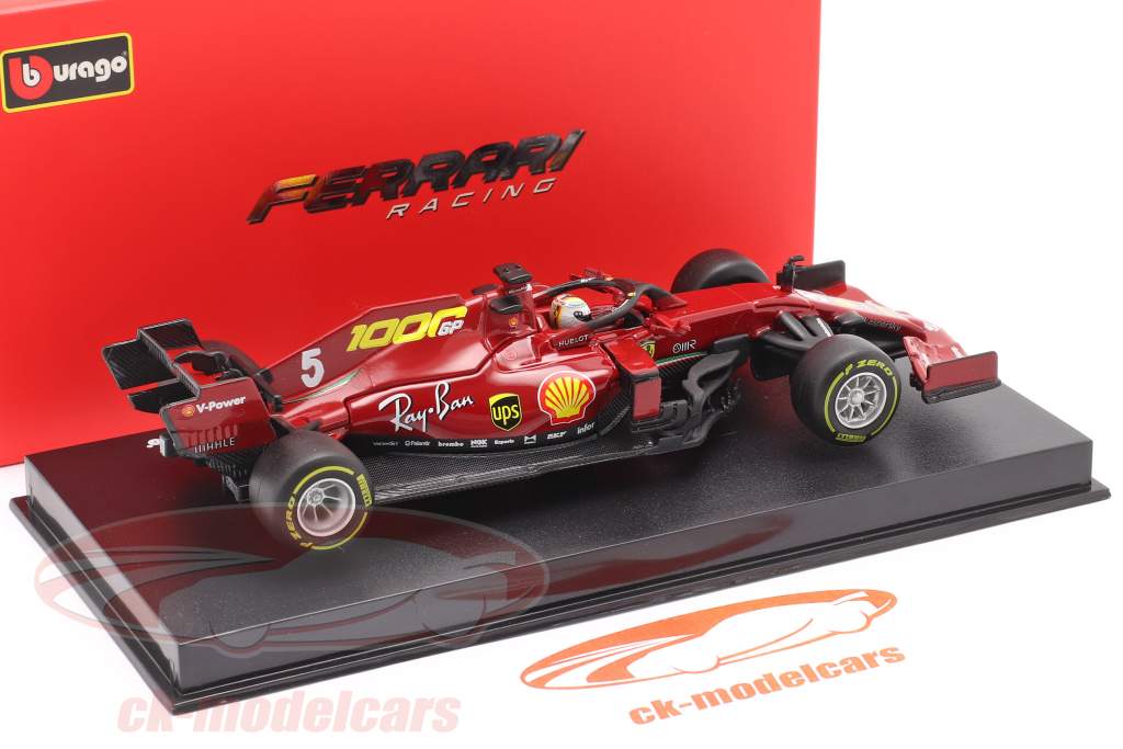 S. Vettel Ferrari SF1000 #5 1000th GP Ferrari Toskana GP F1 2020 1:43 Bburago