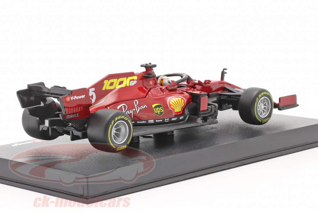 S. Vettel Ferrari SF1000 #5 1000th GP Ferrari Toskana GP F1 2020 1:43 Bburago