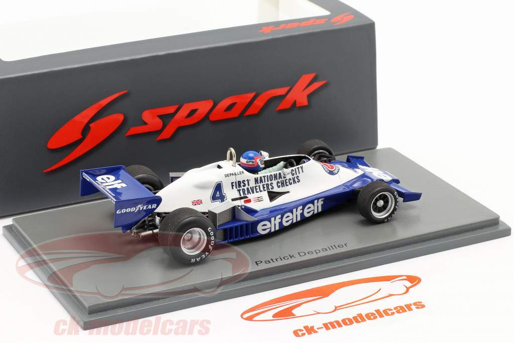 Patrick Depailler Tyrrell 008 #4 3rd Argentinian GP formula 1 1978 1:43 Spark