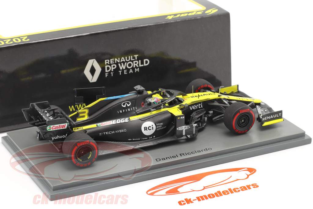 Daniel Ricciardo Renault R.S.20 #3 3. Eifel GP formel 1 2020 1:43 Spark