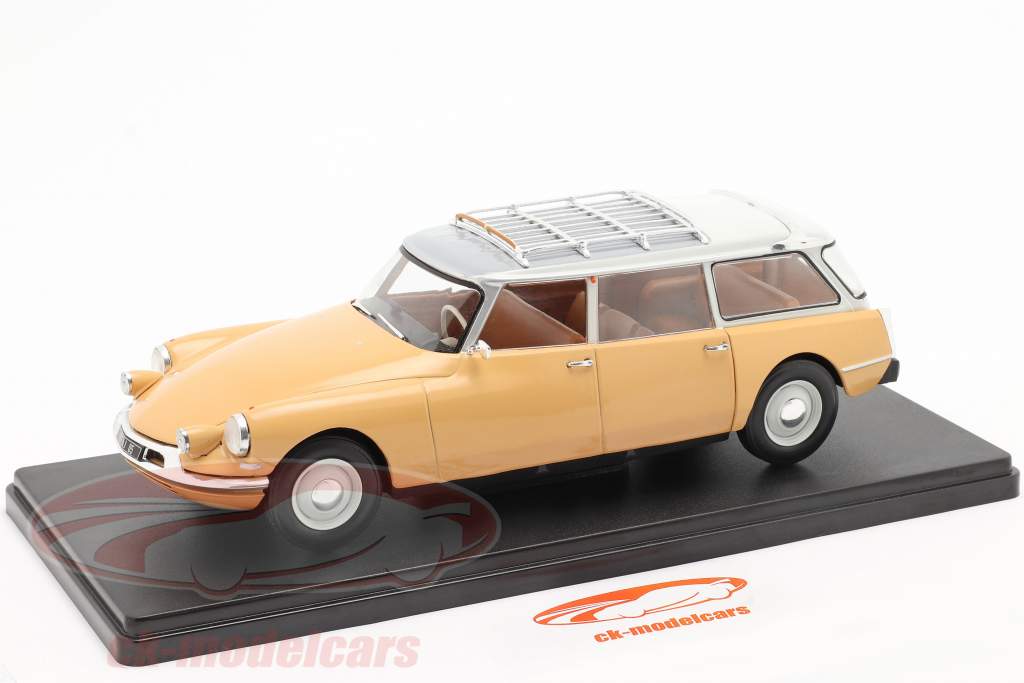 Citroen ID19 Break amarillo marron 1:24 Hachette
