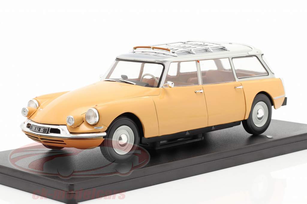 Citroen ID19 Break giallo-marrone 1:24 Hachette