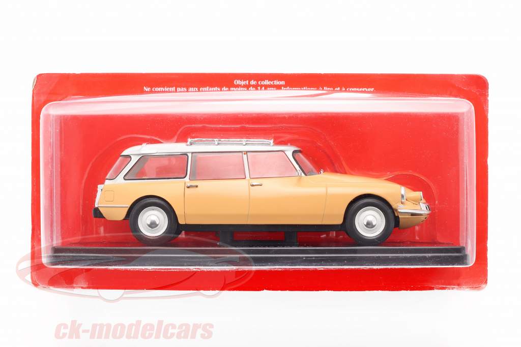 Citroen ID19 Break giallo-marrone 1:24 Hachette