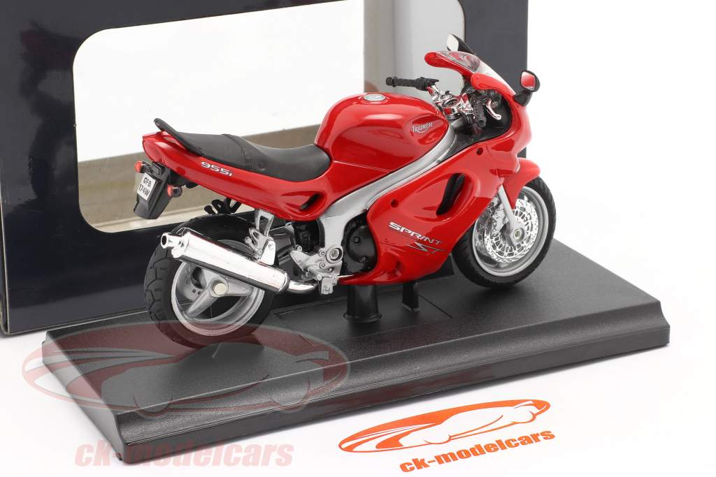 Triumph Sprint ST Baujahr 2002 rot 1:18 Welly