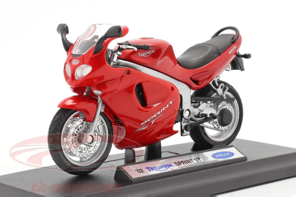 Triumph Sprint ST Baujahr 2002 rot 1:18 Welly