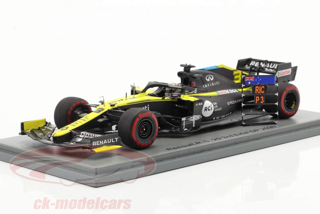 Daniel Ricciardo Renault R.S.20 #3 3. Eifel GP formel 1 2020 1:43 Spark