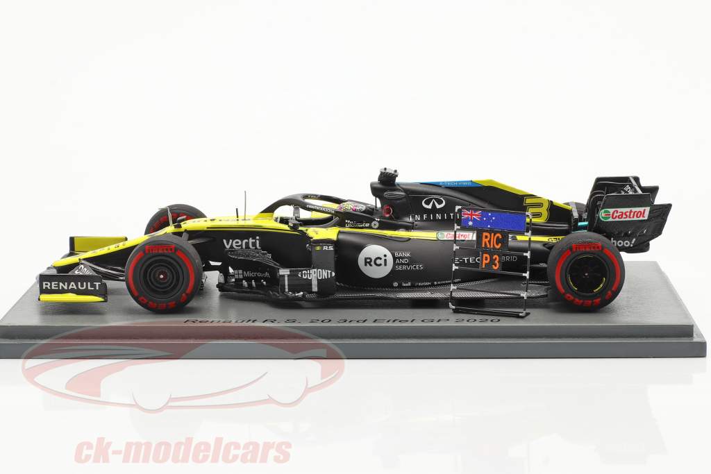 Daniel Ricciardo Renault R.S.20 #3 3. Eifel GP formel 1 2020 1:43 Spark