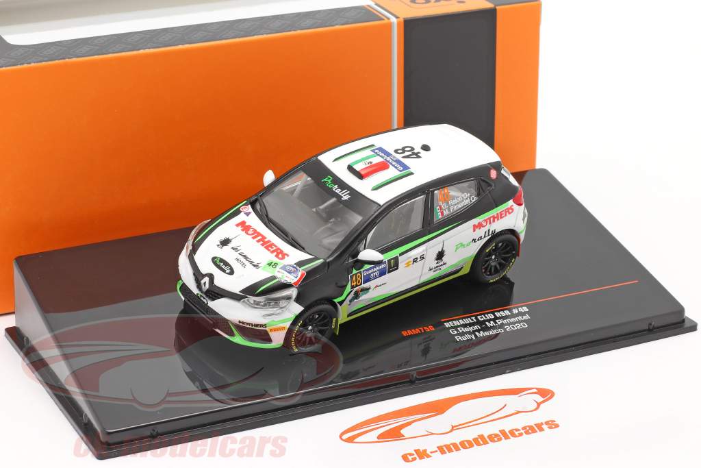 Renault Clio RSR #48 Rallye Messico 2020 Rejon, Pimentel 1:43 Ixo