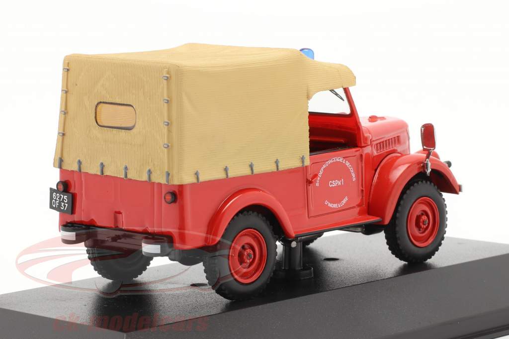 ARO M59A 火 部門 年 1962 赤 / ベージュ 1:43 IST-Models