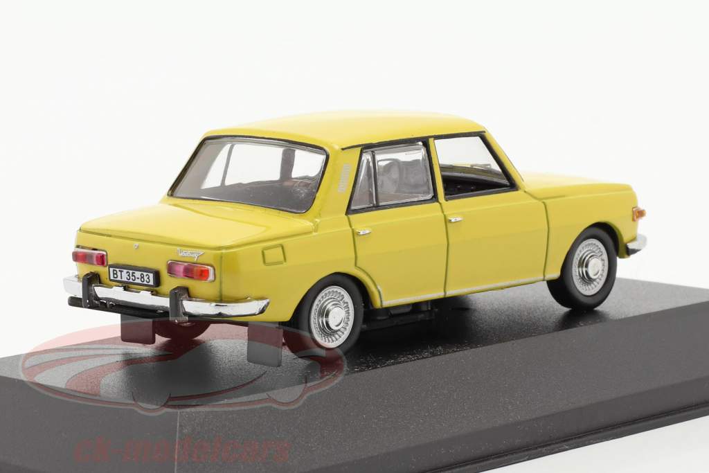 Wartburg 353 jaar 1967 geel 1:43 IST-Models