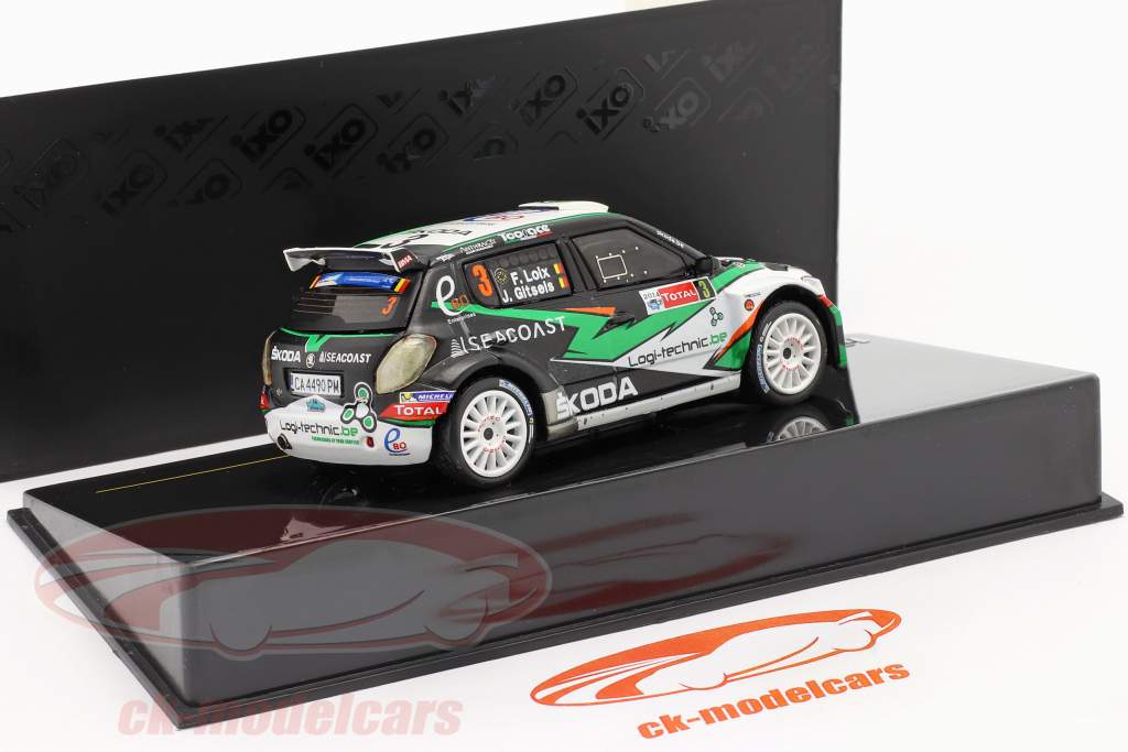 Skoda Fabia S2000 #3 vinder samle Ypres 2014 Loix, Gitsels 1:43 Ixo