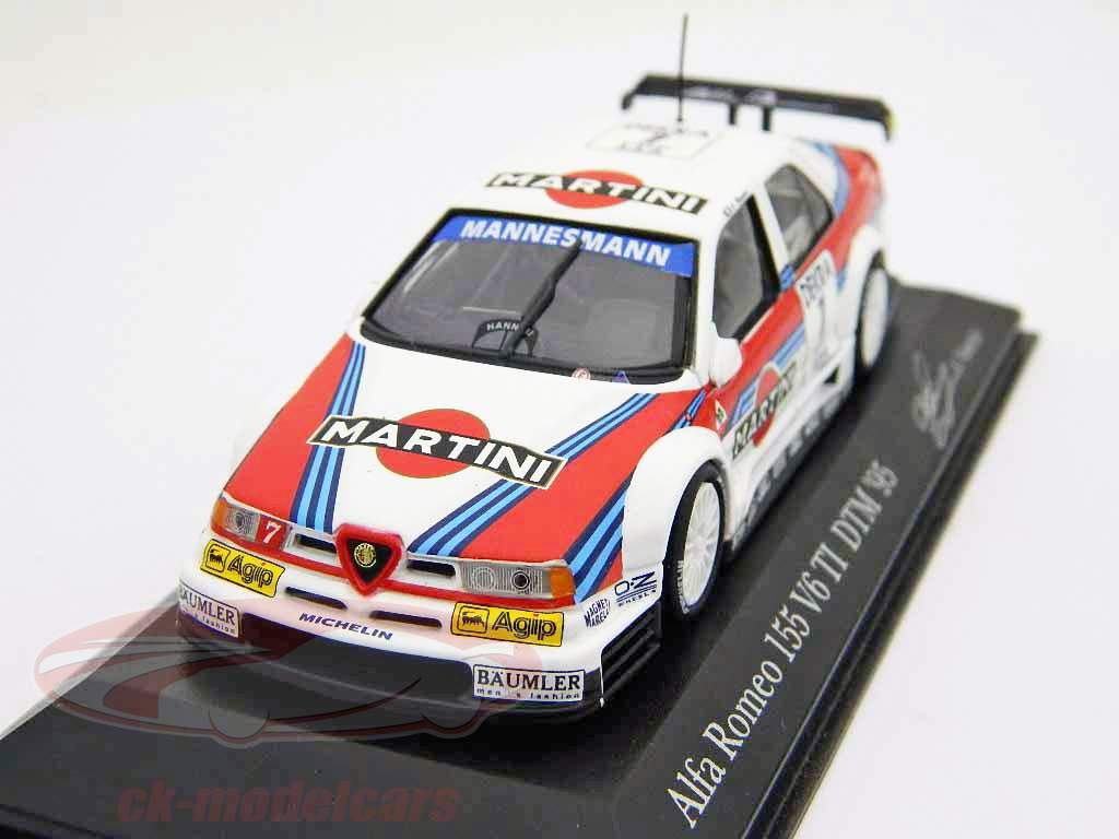 A. Nannini Alfa Romeo 155 V6 TI DTM Martini #7 Team Racing 1995 1:43 Minichamps