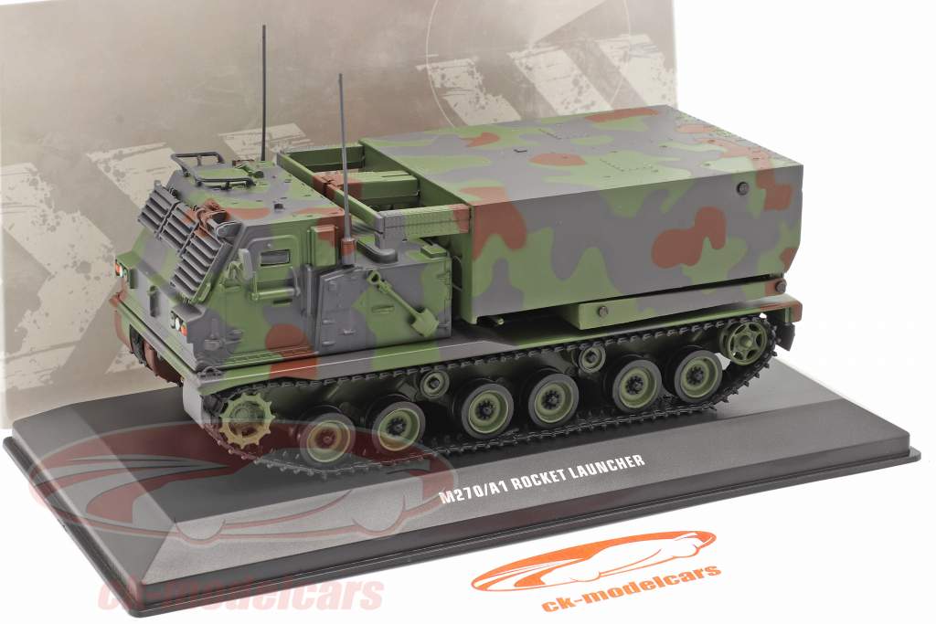 M270/A1 Lance-roquettes Véhicule militaire camouflage 1:48 Solido