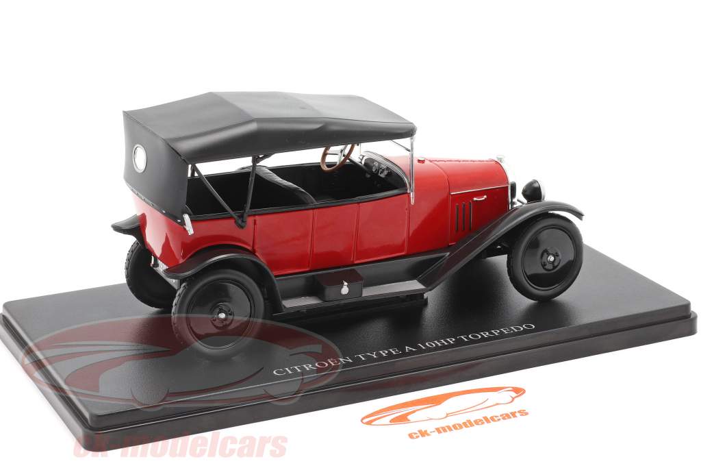 Citroen Type A 10HP Torpedo red / black 1:24 Hachette