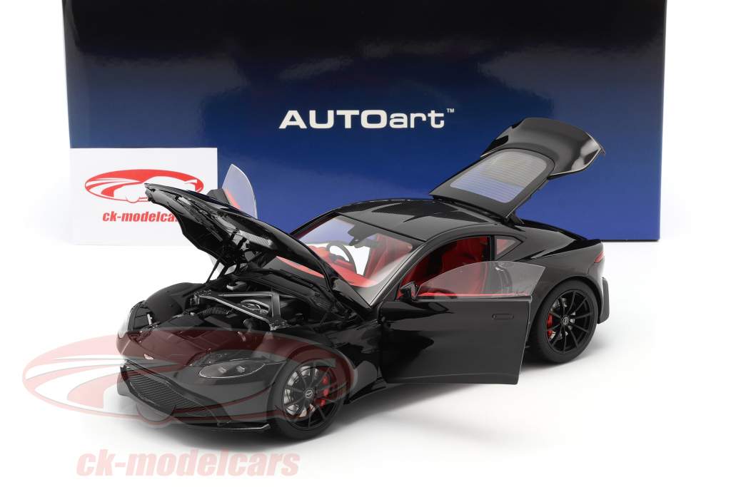Aston Martin Vantage Año de construcción 2019 negro 1:18 AUTOart