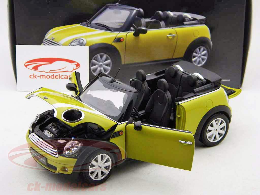 Mini Cooper Convertible 2009 yellow 1:18 Kyosho