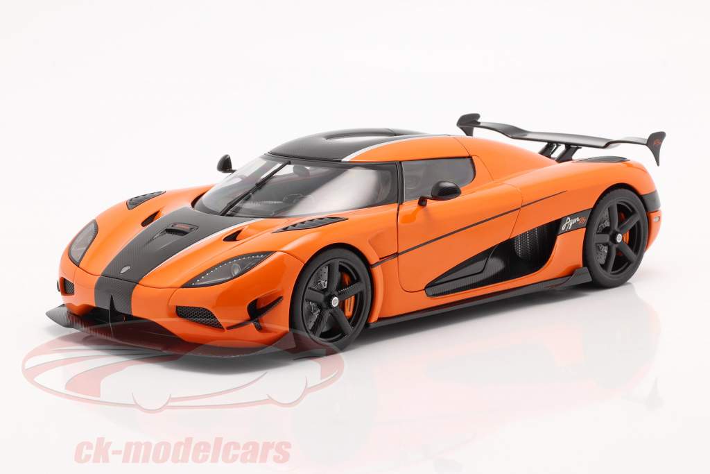 Koenigsegg Agera RS Byggeår 2015 orange / kulstof 1:18 AUTOart