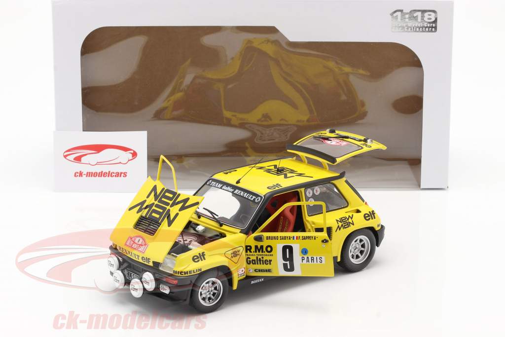 Renault 5 Turbo #9 Quinto Rallye Monte Carlo 1982 Saby, Sappey 1:18 Solido