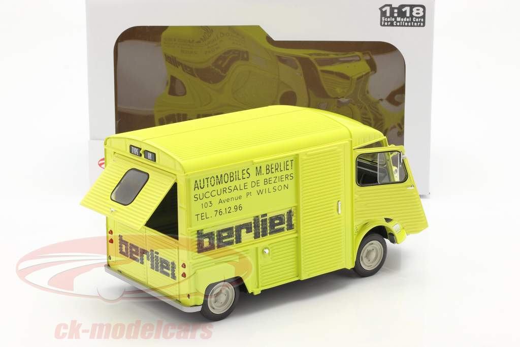 Citroen Type H Berliet Service Année de construction 1969 jaune 1:18 Solido