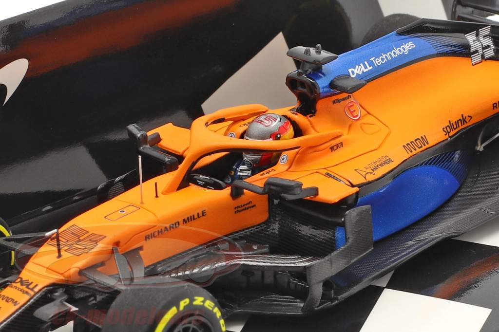 Carlos Sainz jr. McLaren MCL35 #55 Launch Spec formule 1 2020 1:43 Minichamps