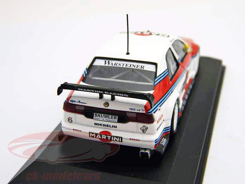 【ミニカー 美品】ミニチャンプス 1/18 アルファロメオ 155 V6 TI Yahoo!オークション -「アルファロメオ155v6ti」(ミニチャンプス