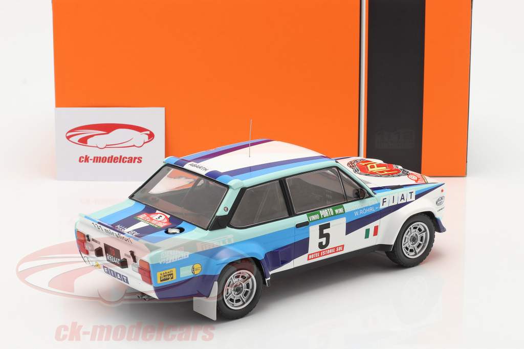 Fiat 131 Abarth #5 Campeão mundial Rallye Portugal 1980 Röhrl, Geistdörfer 1:18 Ixo