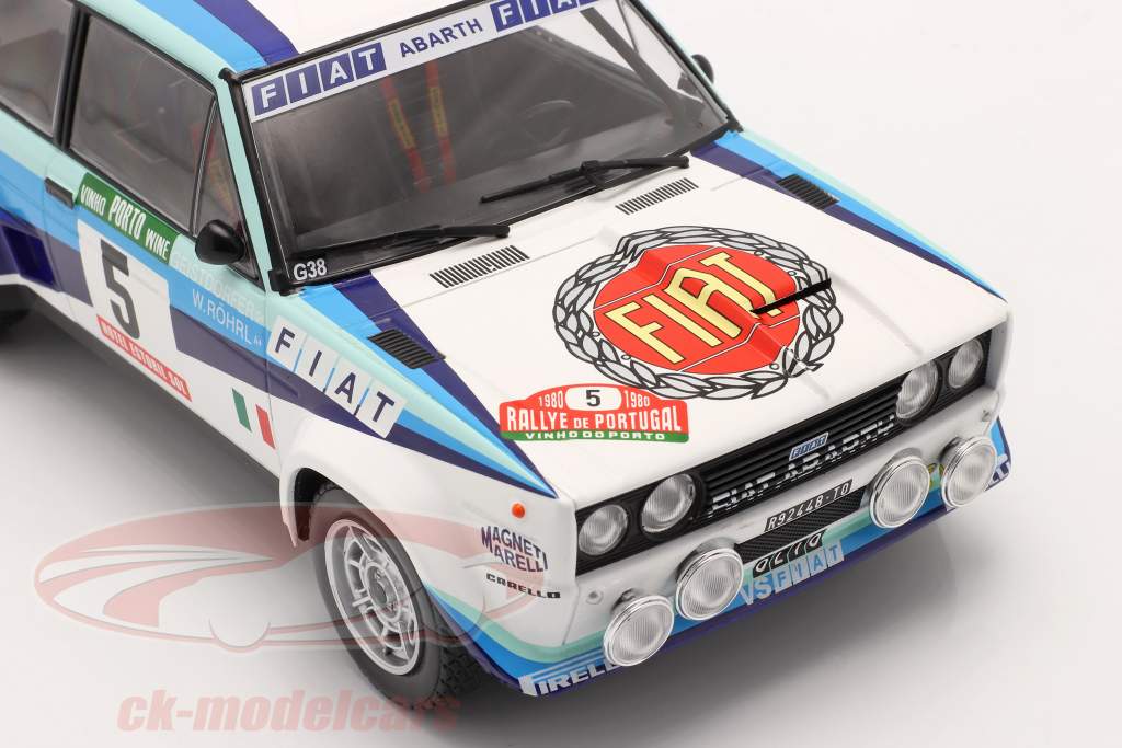 Fiat 131 Abarth #5 Campeão mundial Rallye Portugal 1980 Röhrl, Geistdörfer 1:18 Ixo