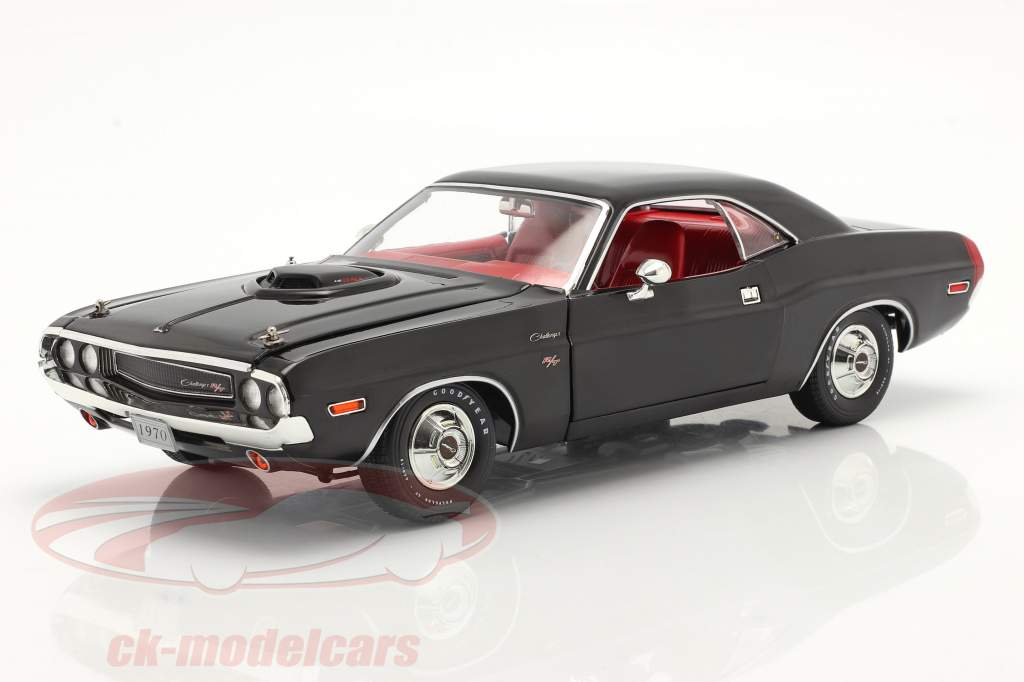 Dodge Challenger R/T 440 6-pack 1970 黒 1:18 Greenlight