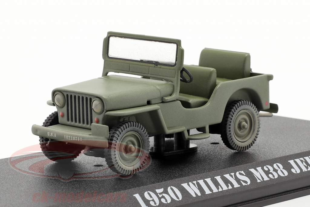 Jeep Willys M38 1950 TV series M*A*S*H (1972-83) olijf- 1:43 Greenlight