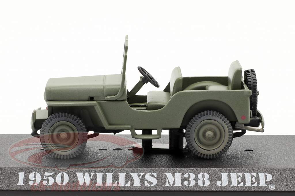 Jeep Willys M38 1950 TV series M*A*S*H (1972-83) olijf- 1:43 Greenlight