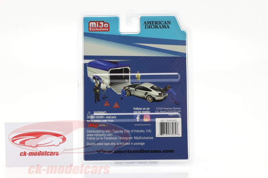 Auto Transporter Crew Figuur set 1:64 American Diorama