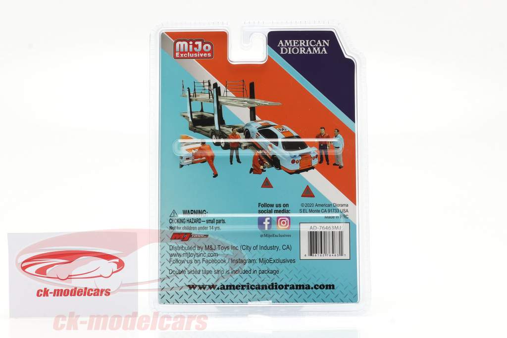 Team Transporter Crew フィギュアセット 1:64 American Diorama