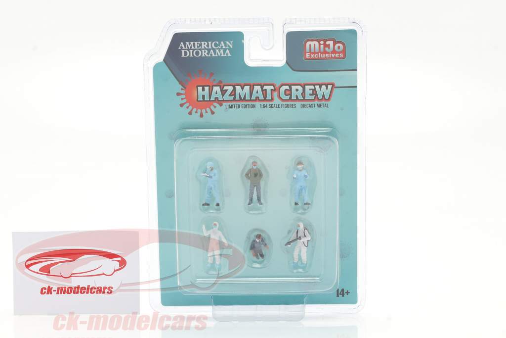 Hazmat Crew Figur sæt 1:64 American Diorama