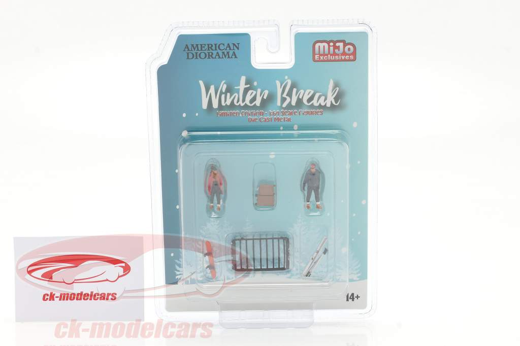 Winter Break Figuur set 1:64 American Diorama