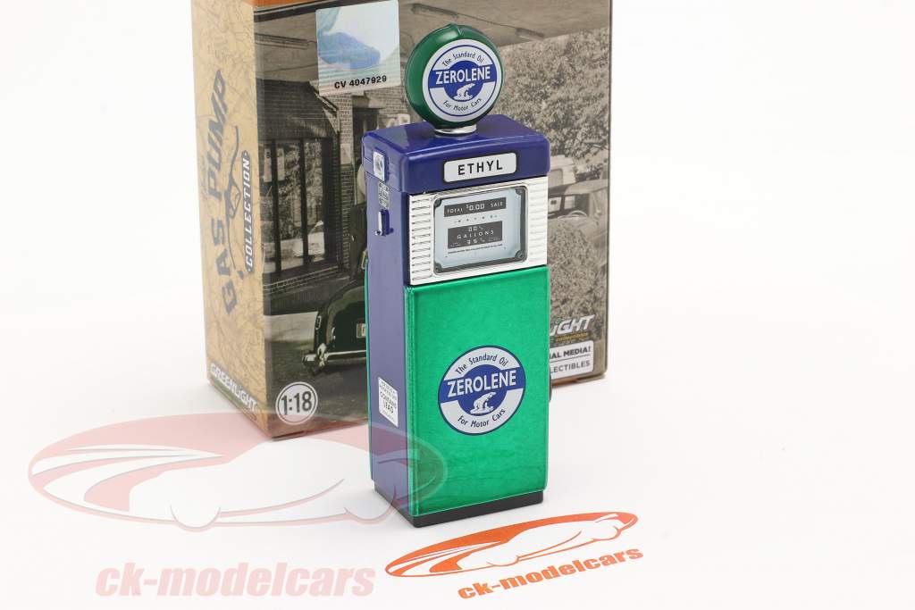 Wayne 505 Zerolene Zapfsäule 1951 grüne Version 1:18 Greenlight